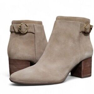Tory Burch Sofia Suede Sand Ankle boots